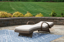 Load image into Gallery viewer, Beachcroft Outdoor Chaise Lounge with Cushion
