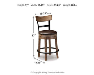 Pinnadel Counter Height Bar Stool