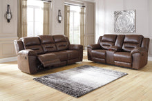 Load image into Gallery viewer, Stoneland Reclining Loveseat with Console