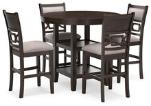 Load image into Gallery viewer, Langwest Counter Height Dining Table and 4 Barstools (Set of 5) image