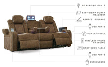 Load image into Gallery viewer, Wolfridge Power Reclining Loveseat