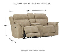 Load image into Gallery viewer, Next-Gen DuraPella Power Reclining Loveseat with Console