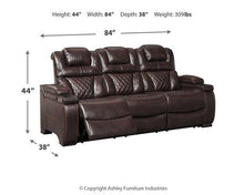 Load image into Gallery viewer, Warnerton Power Reclining Sofa