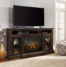 Load image into Gallery viewer, Roddinton 72&quot; TV Stand with Electric Fireplace