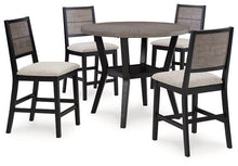 Load image into Gallery viewer, Corloda Counter Height Dining Table and 4 Barstools (Set of 5) image