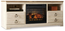 Load image into Gallery viewer, Willowton 64&quot; TV Stand with Electric Fireplace image