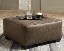 Load image into Gallery viewer, Abalone Oversized Accent Ottoman