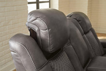 Load image into Gallery viewer, Fyne-Dyme Power Reclining Loveseat with Console