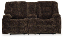 Load image into Gallery viewer, Soundwave Reclining Loveseat with Console image