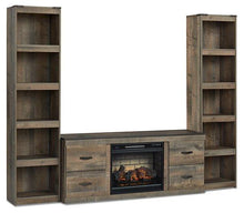 Load image into Gallery viewer, Trinell 3-Piece Entertainment Center with Electric Fireplace image