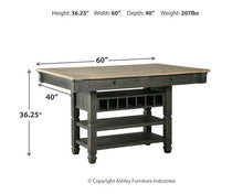 Load image into Gallery viewer, Tyler Creek Counter Height Dining Table