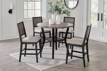 Load image into Gallery viewer, Corloda Counter Height Dining Table and 4 Barstools (Set of 5)