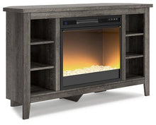 Load image into Gallery viewer, Arlenbry Corner TV Stand with Electric Fireplace image