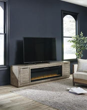 Load image into Gallery viewer, Krystanza TV Stand with Electric Fireplace