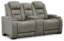 Load image into Gallery viewer, The Man-Den Power Reclining Loveseat with Console