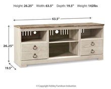 Load image into Gallery viewer, Willowton 3-Piece Entertainment Center