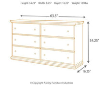 Load image into Gallery viewer, Maribel Dresser and Mirror