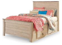 Load image into Gallery viewer, Willowton Bed with 2 Storage Drawers