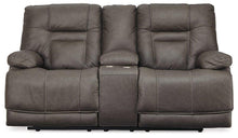 Load image into Gallery viewer, Wurstrow Power Reclining Loveseat with Console image