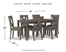 Load image into Gallery viewer, Caitbrook Dining Table and Chairs (Set of 7)