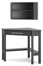 Load image into Gallery viewer, Otaska Home Office Corner Desk with Bookcase