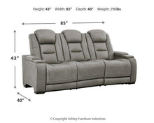 Load image into Gallery viewer, The Man-Den Power Reclining Sofa