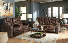 Load image into Gallery viewer, Owner&#39;s Box Power Reclining Loveseat with Console