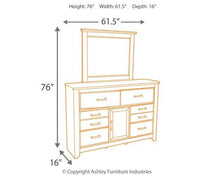 Load image into Gallery viewer, Juararo Dresser and Mirror