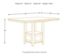 Load image into Gallery viewer, Ralene Counter Height Dining Extension Table