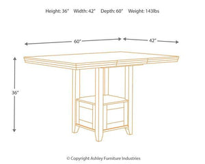 Ralene Counter Height Dining Extension Table