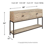 Load image into Gallery viewer, Roanley Sofa/Console Table