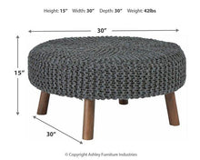 Load image into Gallery viewer, Jassmyn Oversized Accent Ottoman