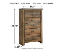 Load image into Gallery viewer, Trinell Youth Chest of Drawers