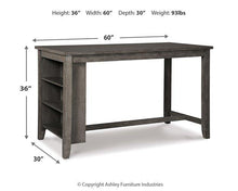 Load image into Gallery viewer, Caitbrook Counter Height Dining Table