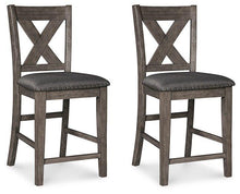 Load image into Gallery viewer, Caitbrook Counter Height Upholstered Bar Stool