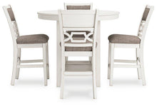 Load image into Gallery viewer, Erinberg Counter Height Dining Table and 4 Barstools (Set of 5)