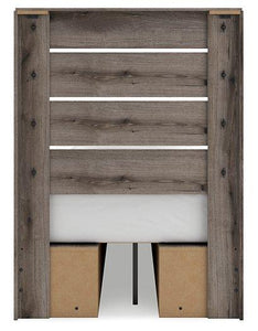 Graystorm Bed with Storage