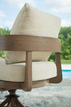 Load image into Gallery viewer, Serene Bay Outdoor Swivel Dining Chair with Cushion (Set of 2)