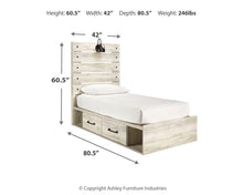 Load image into Gallery viewer, Cambeck Bed with 4 Storage Drawers