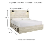 Load image into Gallery viewer, Cambeck Bed with 2 Storage Drawers