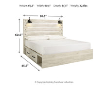 Load image into Gallery viewer, Cambeck Bed with 4 Storage Drawers