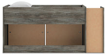 Load image into Gallery viewer, Frandern Loft Bed with Bookcase Storage
