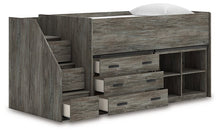 Load image into Gallery viewer, Frandern Loft Bed with Bookcase and Drawer Storage