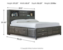 Load image into Gallery viewer, Caitbrook Storage Bed with 8 Drawers
