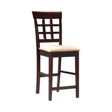 Load image into Gallery viewer, Gabriel Upholstered Counter Height Stools Cappuccino and Beige (Set of 2)