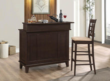 Load image into Gallery viewer, Gabriel Upholstered Counter Height Stools Cappuccino and Beige (Set of 2)