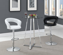 Load image into Gallery viewer, Barraza 29&quot; Adjustable Height Bar Stool White and Chrome