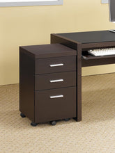 Load image into Gallery viewer, Skeena 3-drawer Mobile Storage Cabinet Cappuccino