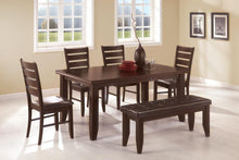 Load image into Gallery viewer, Dalila Ladder Back Side Chairs Cappuccino and Black (Set of 2)
