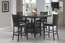 Load image into Gallery viewer, Jaden Upholstered Counter Height Stools Black and Espresso (Set of 2)